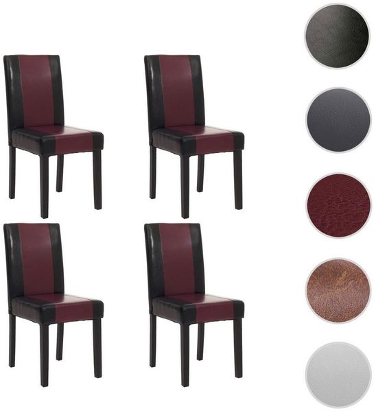 MCW Esszimmerstuhl Littau-4 (Set, 4 St), 4er-Set, Rutschfest durch Kunststoff-Bodenschoner, hohe Rückenlehne Bild 2