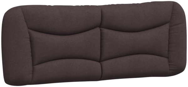 vidaXL Bett mit Matratze "Hvar" Dunkelbraun 140x190 cm Stoff 3208530 Bild 4