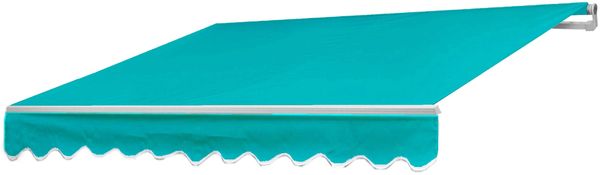 Alu-Markise HWC-E49, Gelenkarmmarkise Sonnenschutz 2,5x2m ~ Polyester Türkis Bild 7
