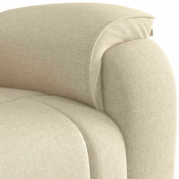 vidaXL Relaxsessel Creme Stoff 4015708 Bild 8