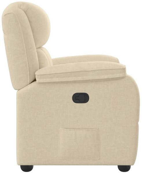 vidaXL Relaxsessel Creme Stoff 4015708 Bild 4