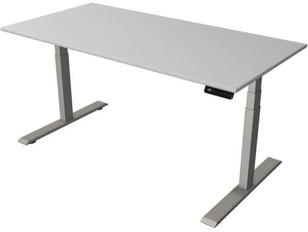 Kerkmann Steh-/Sitztisch Move 2 elektrisch Fuß silber 160x80x63-127cm