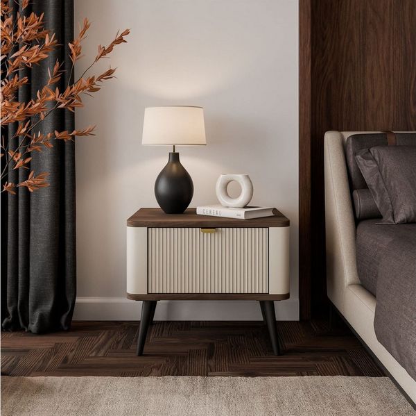 Lookway Nachttisch AUTUMN auf hohen Beinen