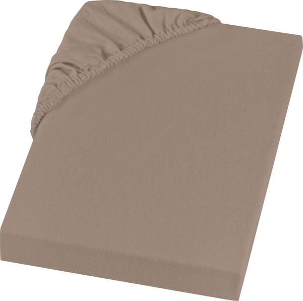 Setex REFIBRA Feinbiber Spannbettlaken taupe 180 x 200 cm