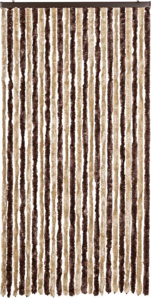 vidaXL Insektenschutz-Vorhang Beige und Hellbraun 100x220 cm Chenille 240572 Bild 3