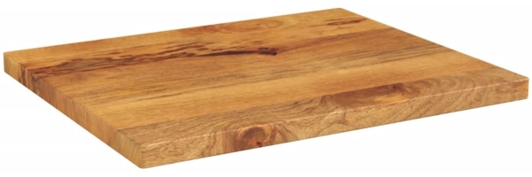 vidaXL Tischplatte 60x50x2,5 cm Rechteckig Massivholz Mango 371587