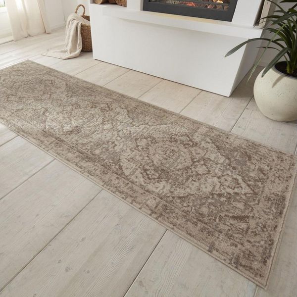 HANSE Home Teppich Sand, rechteckig, Höhe: 8 mm, Kurzflor, Läufer, Orient, Vintage, Wohnzimmer, Schlafzimmer, Esszimmer