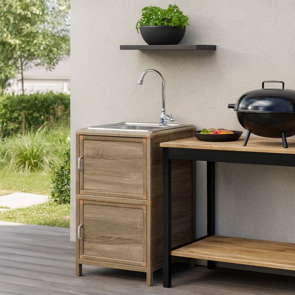 Outdoorspüle Gerti S 46x41x83cm sonoma