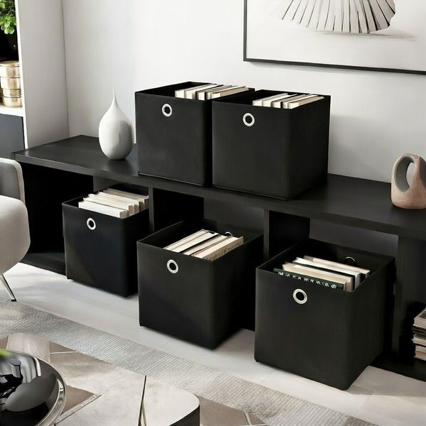 StickandShine Faltbox SET 25/28/30/32/33 cm viele Farben – Faltboxen passend Kallax