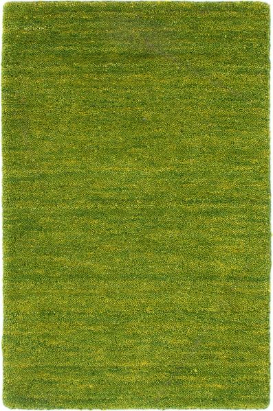 Gabbeh Teppich - Softy - 60 x 40 cm - grün