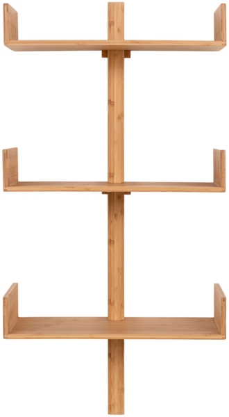 House Nordic Wandregal, Bambus, natur, 50x102 cm