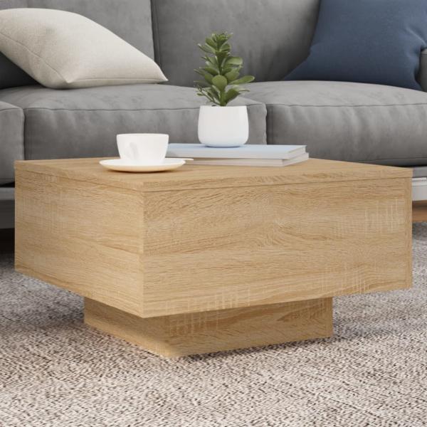 vidaXL Couchtisch Sonoma-Eiche 55x55x31 cm Holzwerkstoff 836569