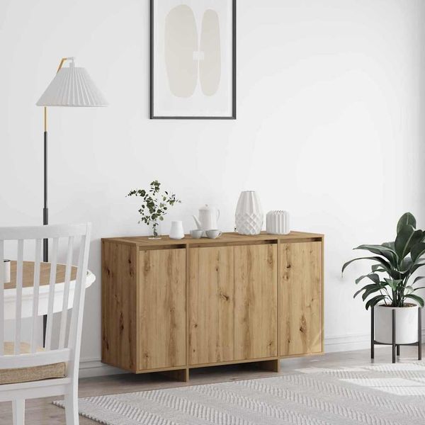 vidaXL Sideboard Artisan-Eiche 120 x 41 x 75 cm Holzwerkstoff 3333904