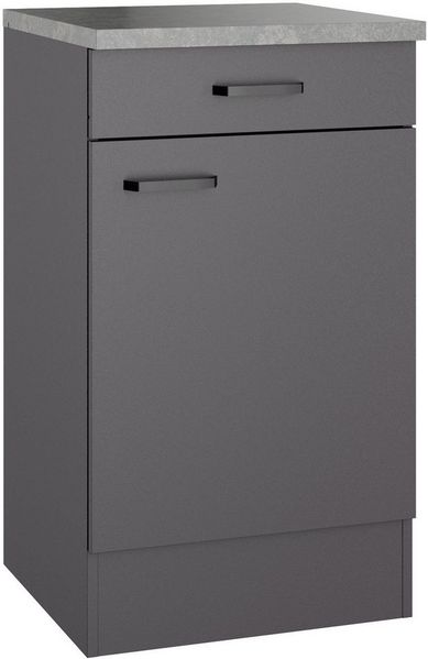 OPTIFIT Unterschrank OPTImulti Breite 50 cm, Tiefe 50 cm, mit 1 Tür, 1 Schubkasten, 1 Einlegeboden