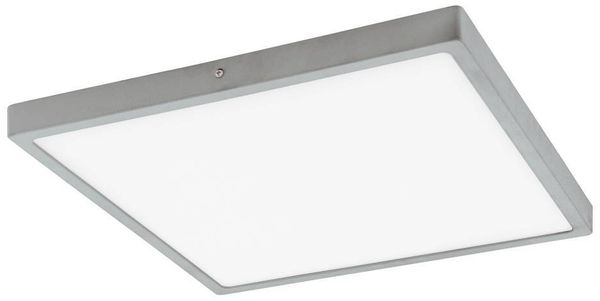 Eglo 97269 LED Aufbauleuchte FUEVA 1 silber weiß L:40cm B:40cm H:3cm 4000K