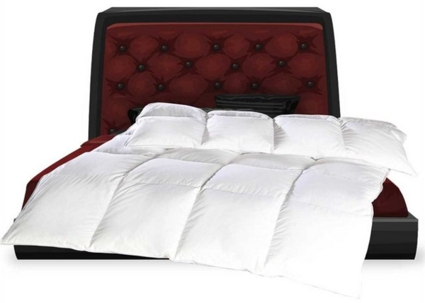 Daunendecke ( 10% Daunen / 90% Federn ) 135x200cm, inkl. Federkissen 80x80cm ( 100% Federn ), Made in Germany Bild 4