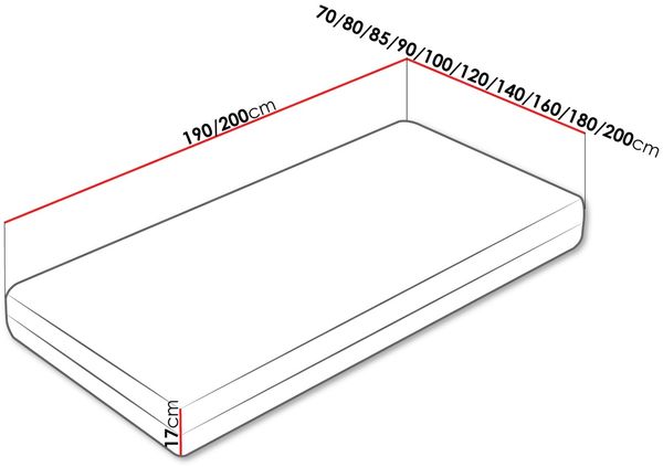 Bonellfederkernmatratze Pronto, 80x190 cm Bild 7
