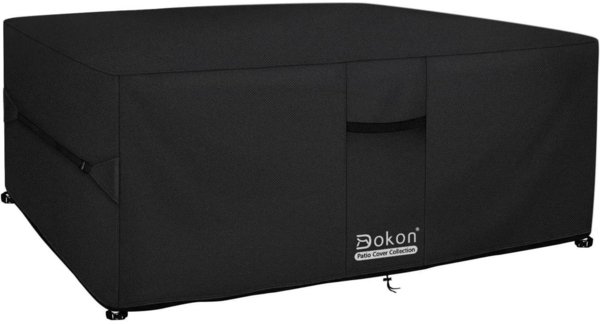Dokon Gartenmöbel Abdeckung 600D Oxford Gewebe 180x180x75cm