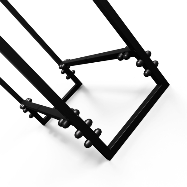 NOGGI Home Decor Master ‘Kaminholzregal aus Metall 25 cm x 25 cm x 130 cm‘ Bild 3