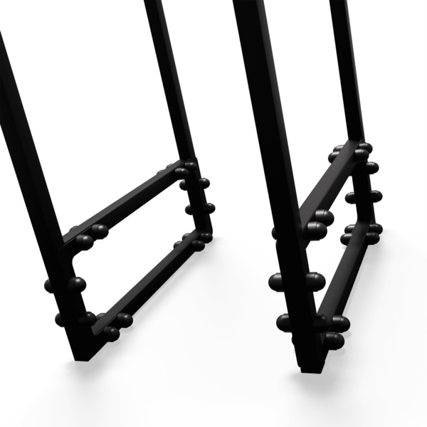 NOGGI Home Decor Master ‘Kaminholzregal aus Metall 25 cm x 25 cm x 130 cm‘ Bild 2