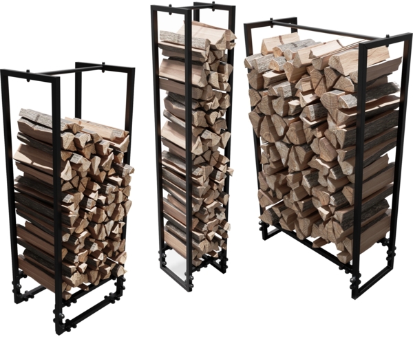 NOGGI Home Decor Master ‘Kaminholzregal aus Metall 25 cm x 25 cm x 130 cm‘ Bild 6