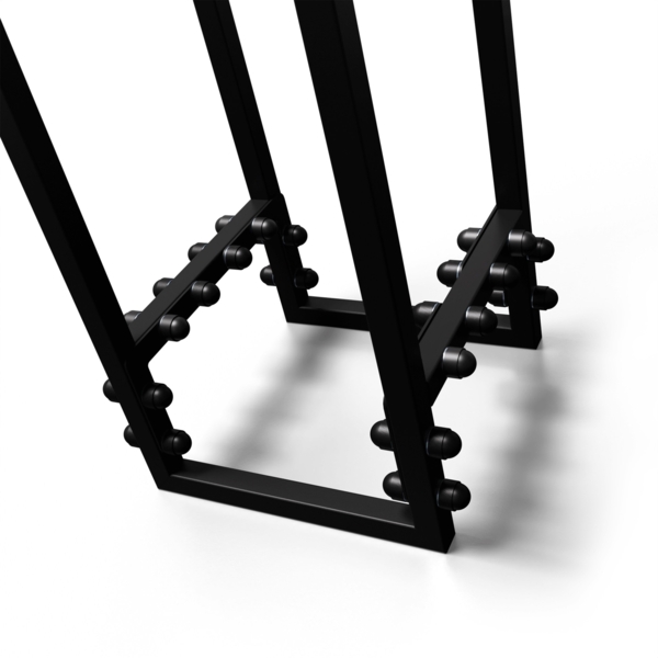 NOGGI Home Decor Master ‘Kaminholzregal aus Metall 25 cm x 25 cm x 130 cm‘ Bild 5