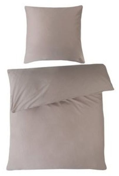 Kaeppel Bettwäsche Mako Satin 135x200 cm Kissen 80x80 cm cappuccino Bild 4