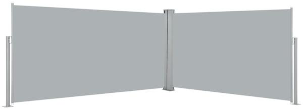 vidaXL Ausziehbare Seitenmarkise 160x600 cm Grau 42180