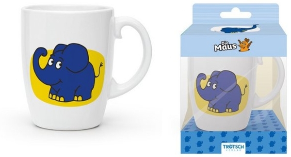 Trötsch Verlag Tasse Trötsch Die Maus Kindertasse Elefant Geschenktasse aus Porzellan Bild 2