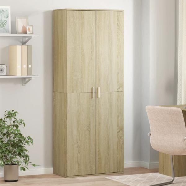 vidaXL Highboard Sonoma-Eiche 70x35x180 cm Holzwerkstoff 3276660