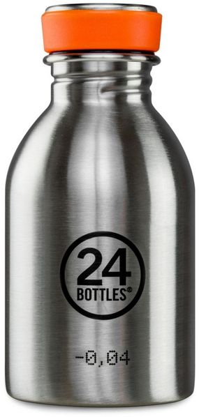 24 Bottles Trinkflasche Urban Bottle Brushed Steel 250ml