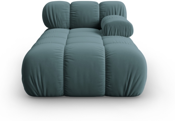 Micadoni Recamiere Bellis Rechts Samt Bluvel Türkis