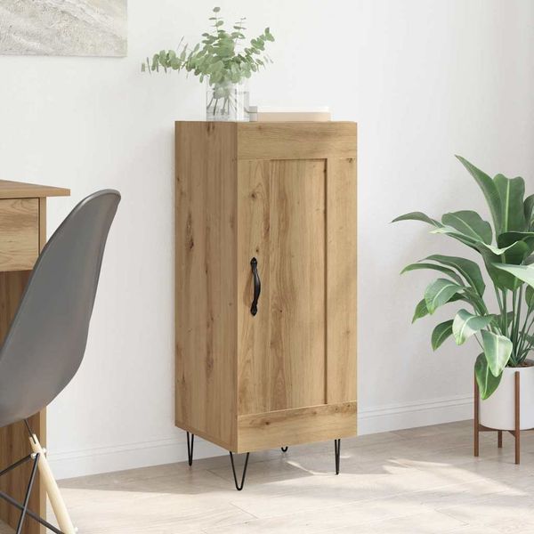 vidaXL Sideboard Artisan-Eiche 34,5 x 34 x 90 cm Verbundholz und Eisen 881649