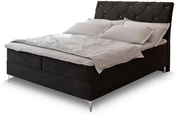 Masseno Boxbett MACON 160x200 cm mit Bonell Matratze und Topper
