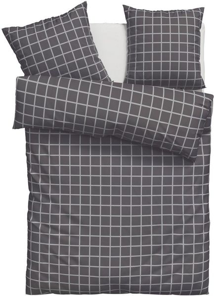 OTTO home Bettwäsche Eemil, Renforcé, 2 teilig, karierte Bettwäsche, 100% Baumwolle, ab Gr. 135x200 cm