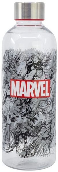 Kunststoff Motiv Trinkflasche für Kinder 850ml Flasche mit Deckel Kinderflasche Avengers