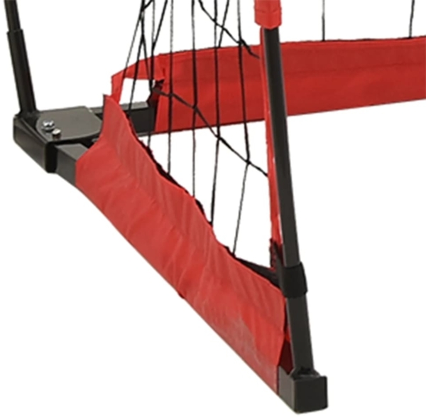 vidaXL Fußballtor, Stahl / Fiberglas rot, 184x124,5 cm Bild 6