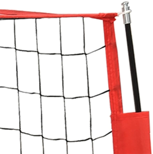 vidaXL Fußballtor, Stahl / Fiberglas rot, 184x124,5 cm Bild 7