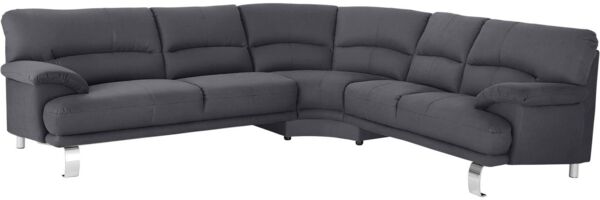 TRENDMANUFAKTUR Ecksofa Cecilia II, in italienischen Design, bequem, hoher Sitzkomfort, L-Form, extrabreite Armlehnen für noch mehr Sitzkomfort