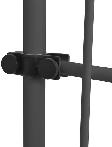 vidaXL Einziehbare Markise Handbetrieben mit LED 400 cm Blau und Weiß 145847 Bild 2
