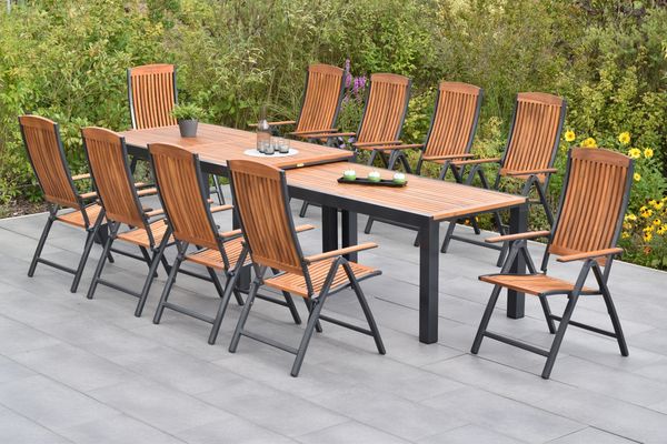 Athos Set 11tlg, Flex Ausziehtisch