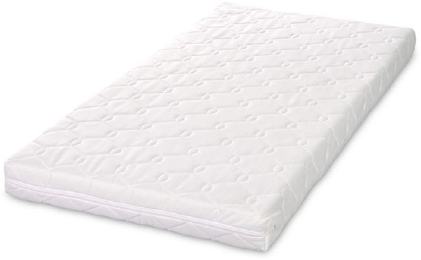 Lorelli Matratze Havana 120 x 60 cm Bezug waschbar antiallergisch Schaumstoff weiß uni