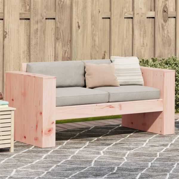 vidaXL Gartensofa 2-Sitzer 134x60x62 cm Massivholz Douglasie 832372