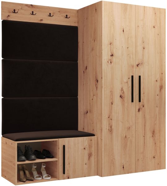 Garderoben-Set Mapreni I (Farbe: Artisan Eiche, Manila 04)