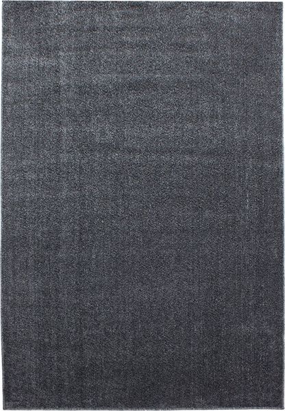 Kurzflor Teppich Alberto rechteckig - 140x200 cm - Grau