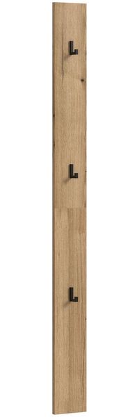 Home affaire Garderobenpaneel (1 St), Oran, Evoke Oak, Garderobenpaneel mit drei Haken, Flurgarderobe