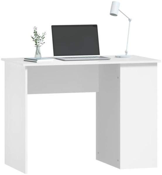 vidaXL Schreibtisch Weiß 100x55x75 cm Holzwerkstoff 823024