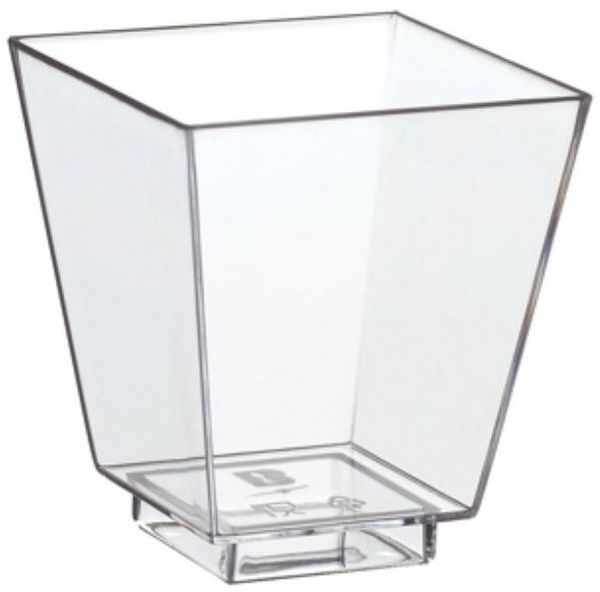 50 Fingerfood - Schalen, PS eckig 50 ml 5 cm x 4,5 cm x 4,5 cm glasklar