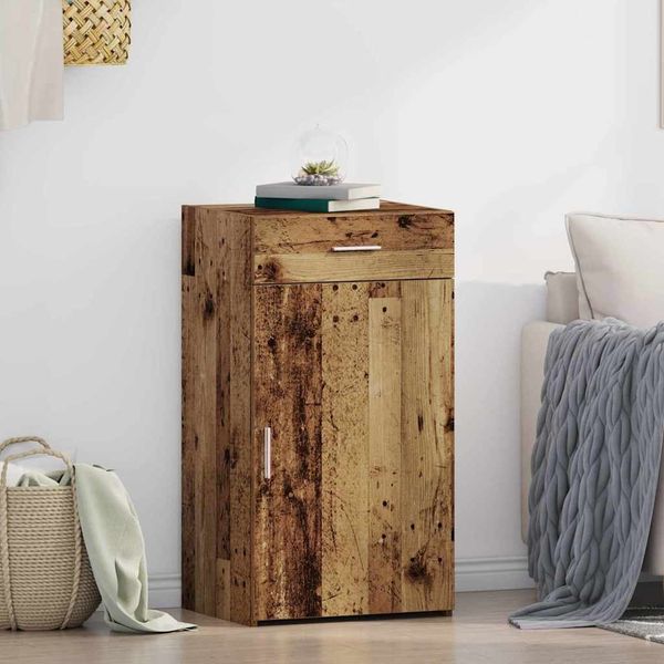 vidaXL Sideboard mit Schubladen Altholz 50 x 42,5 x 93 cm 868759