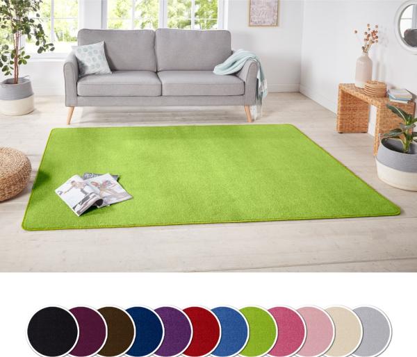 Kurzflor Teppich Nasty - 80x200x0,8cm Bild 3